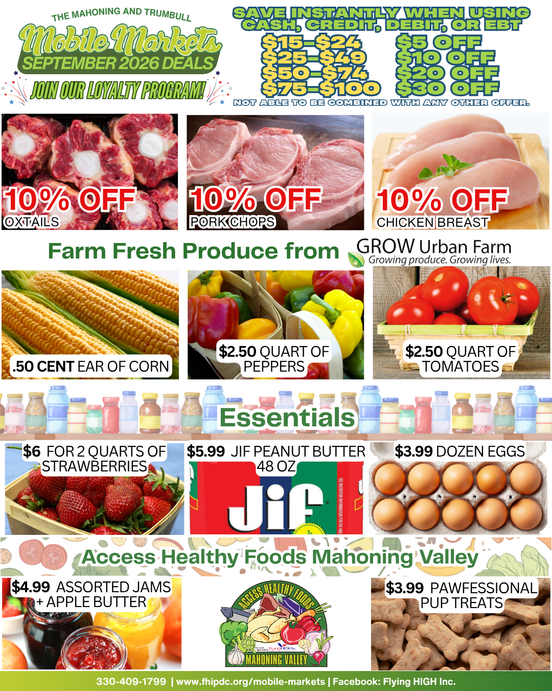 September Mobile Market Flyer