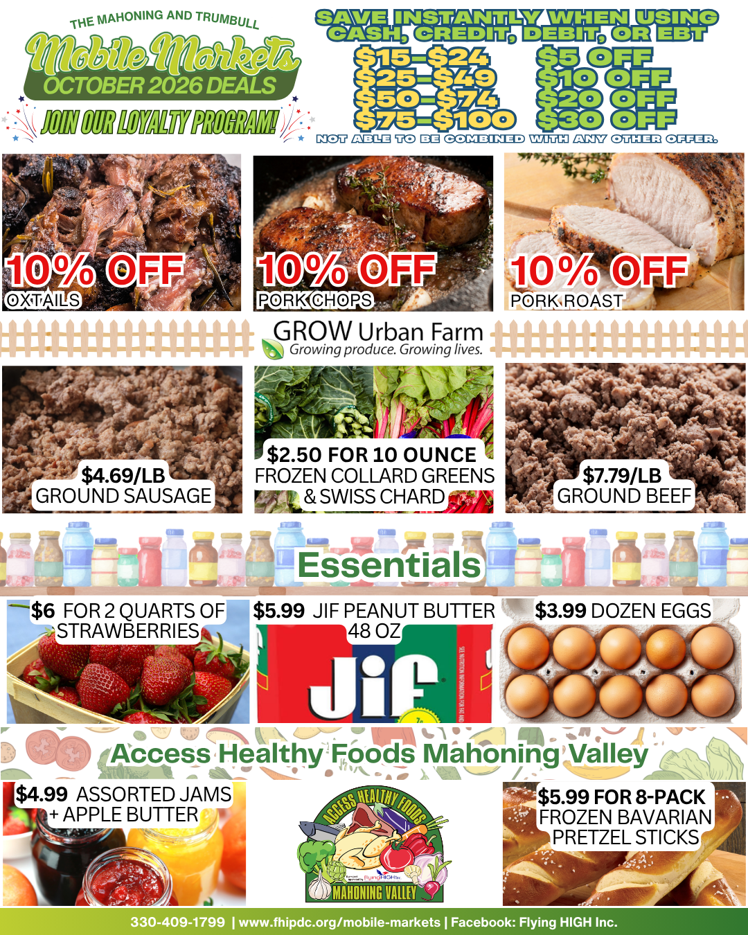 October Mobile Market Flyer